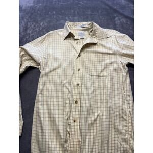 LL Bean Mens‎ Wrinkle Resistant Plaid Button Down Shirt Long Sleeve Casual Top
